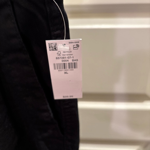 NWT Old Navy OG Chino Ankle Pants size XL Black Gorpcore Indie Granola Classic - Picture 7 of 9